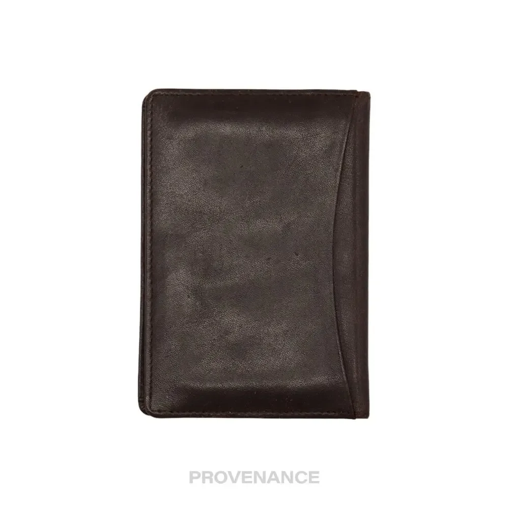 🔴 Dior Pocket Organizer Wallet - Chocolate Leather